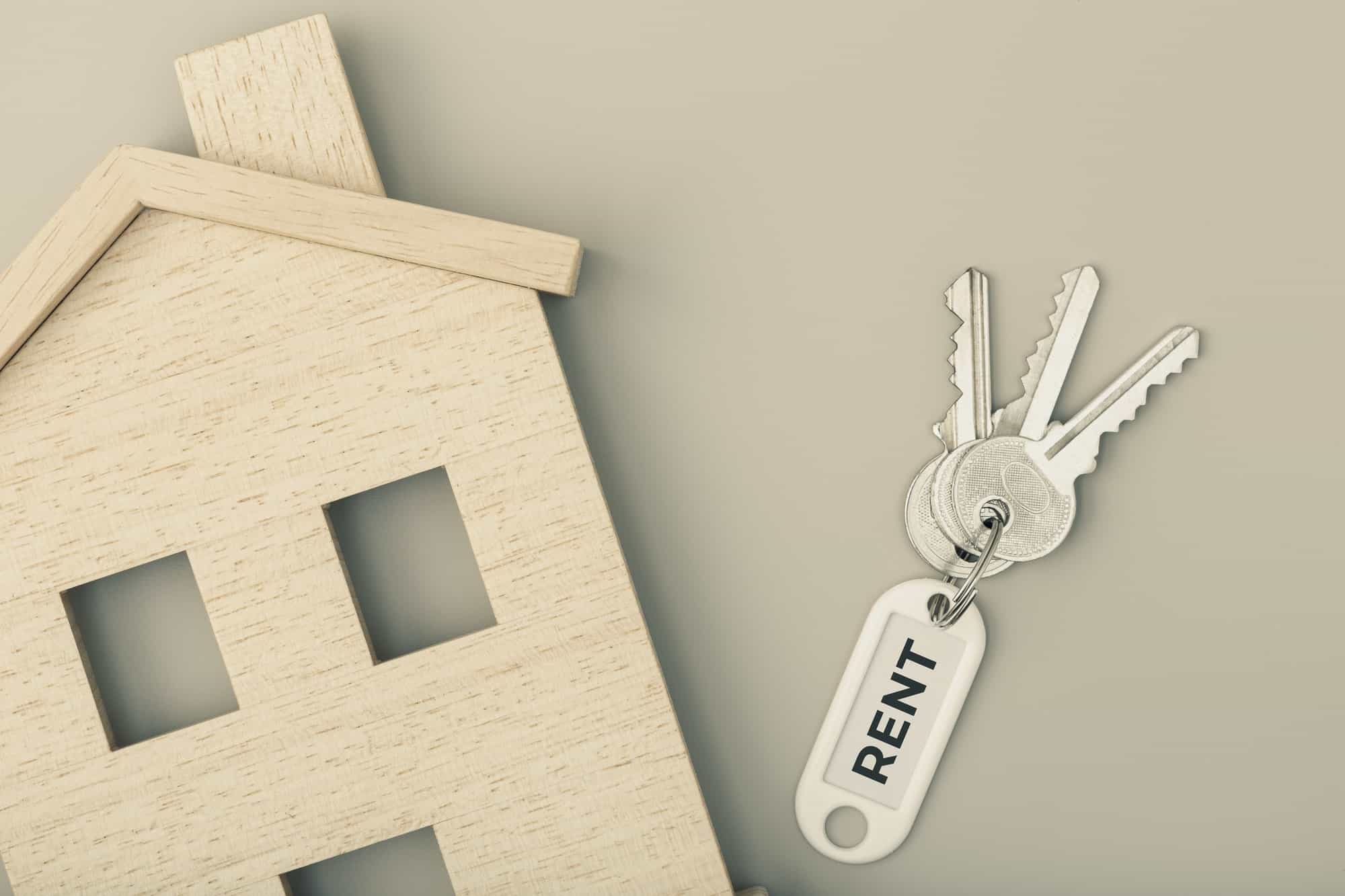 Rent a house concept